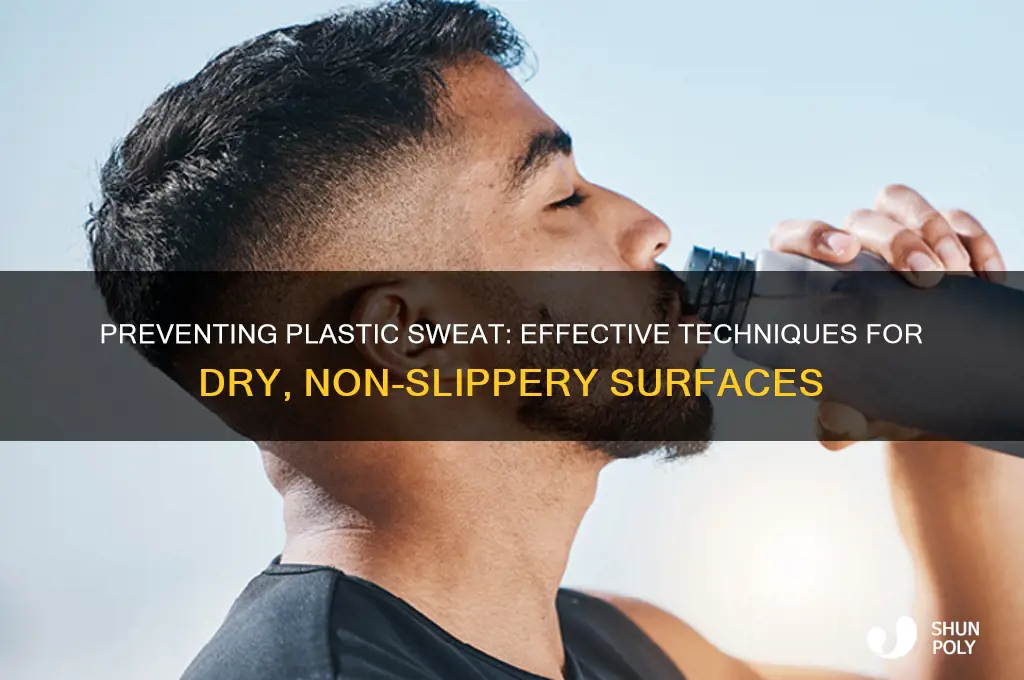 how to make plastic material not sweaty