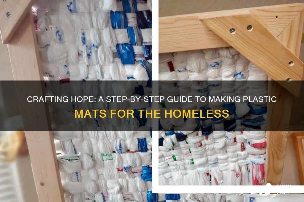how to make plastic mats for homeless