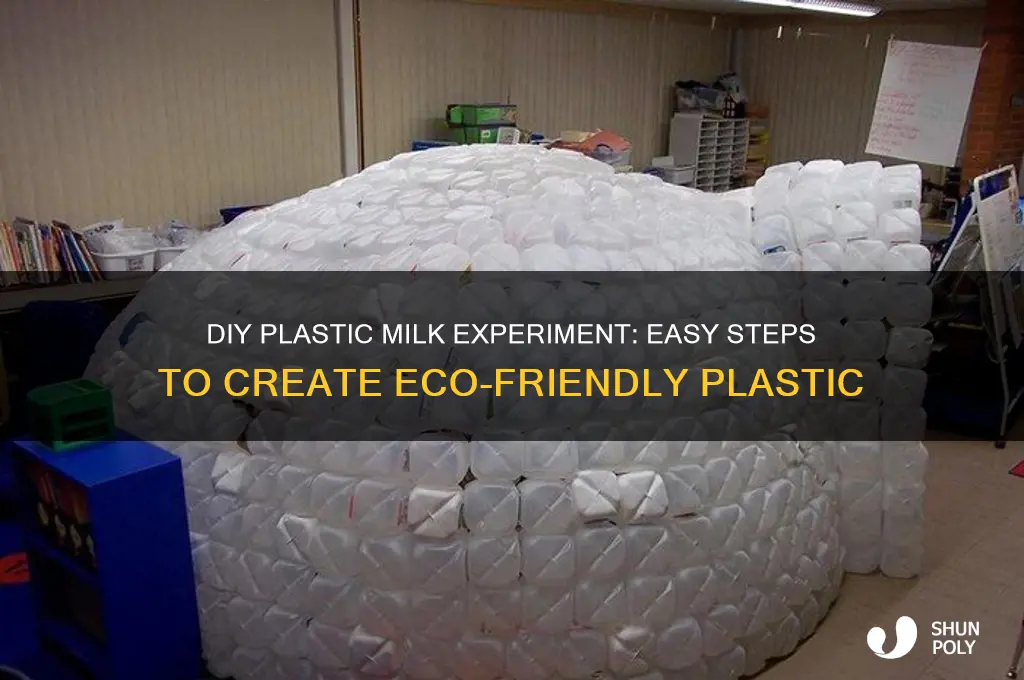 how to make plastic milk experiment