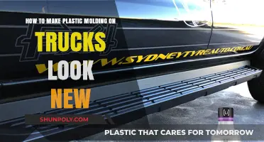 Revive Your Truck's Plastic Molding: Easy Steps to Restore a New Look