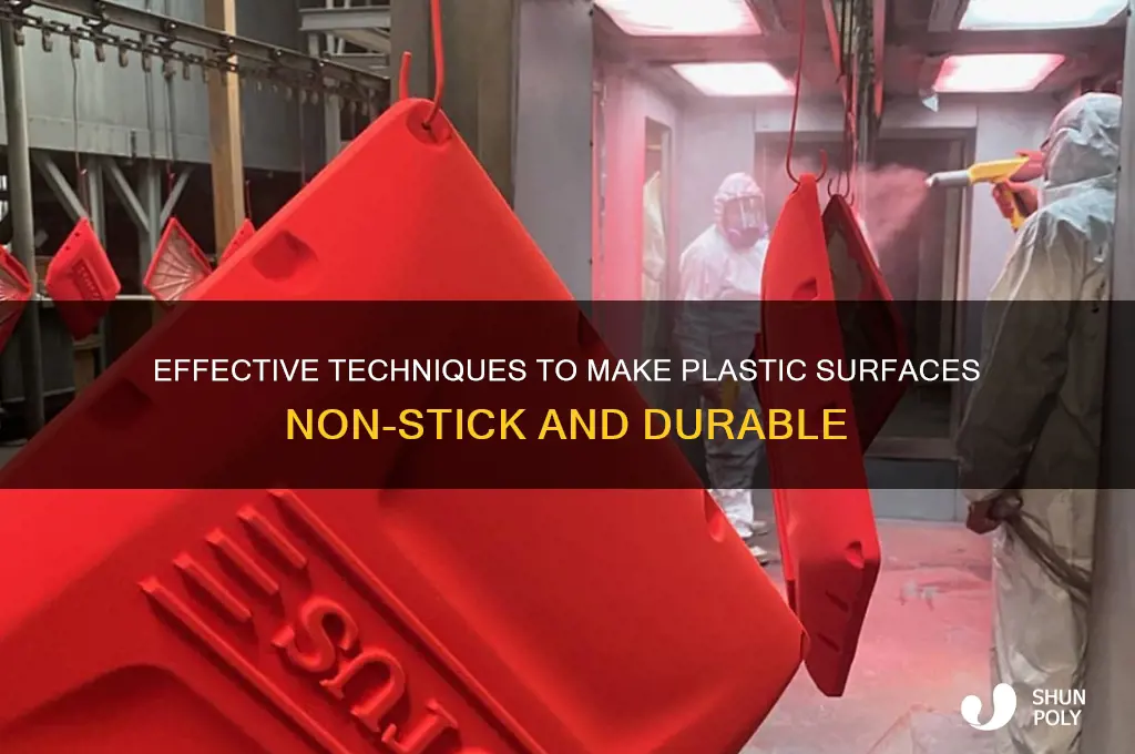 how to make plastic non stick