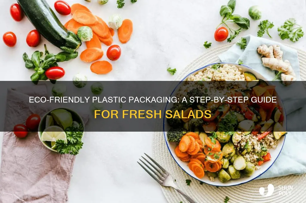 how to make plastic packaging for salad