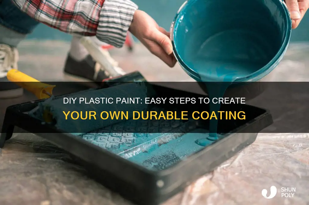 how to make plastic paint