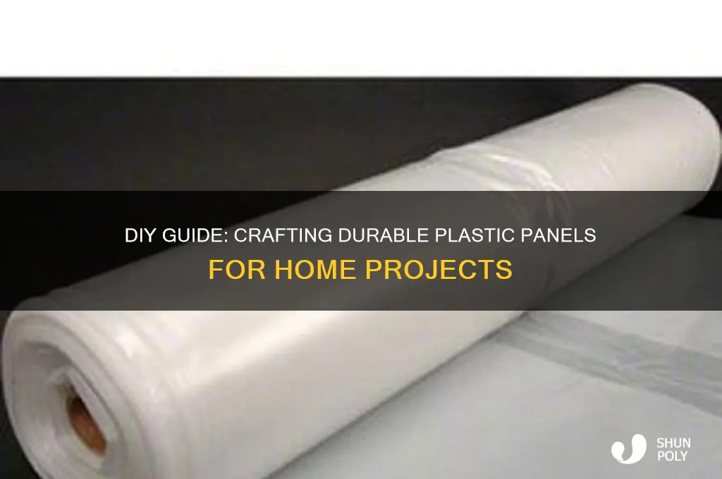 how to make plastic panels