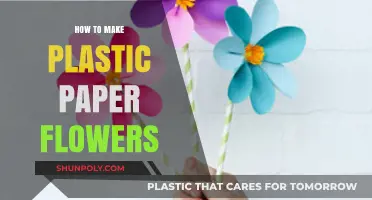 Crafting Vibrant Plastic Paper Flowers: A Creative DIY Guide