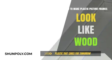 Transform Plastic Frames: Achieve a Realistic Wood Look with Simple Techniques
