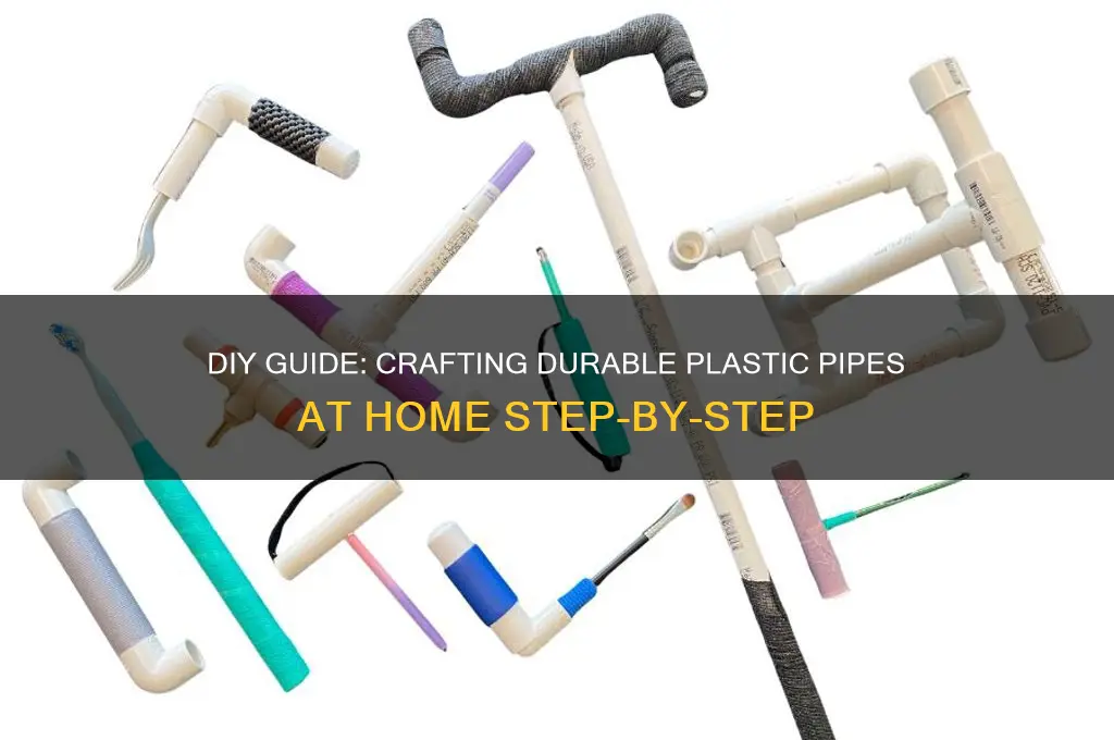 how to make plastic pipe