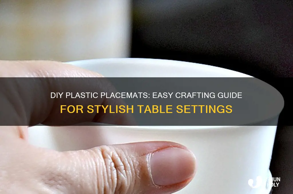 how to make plastic placemats