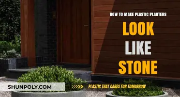 Transform Plastic Planters into Realistic Stone Look-Alikes Easily
