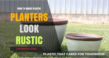 Transform Plastic Planters into Rustic Garden Treasures with Easy DIY Techniques