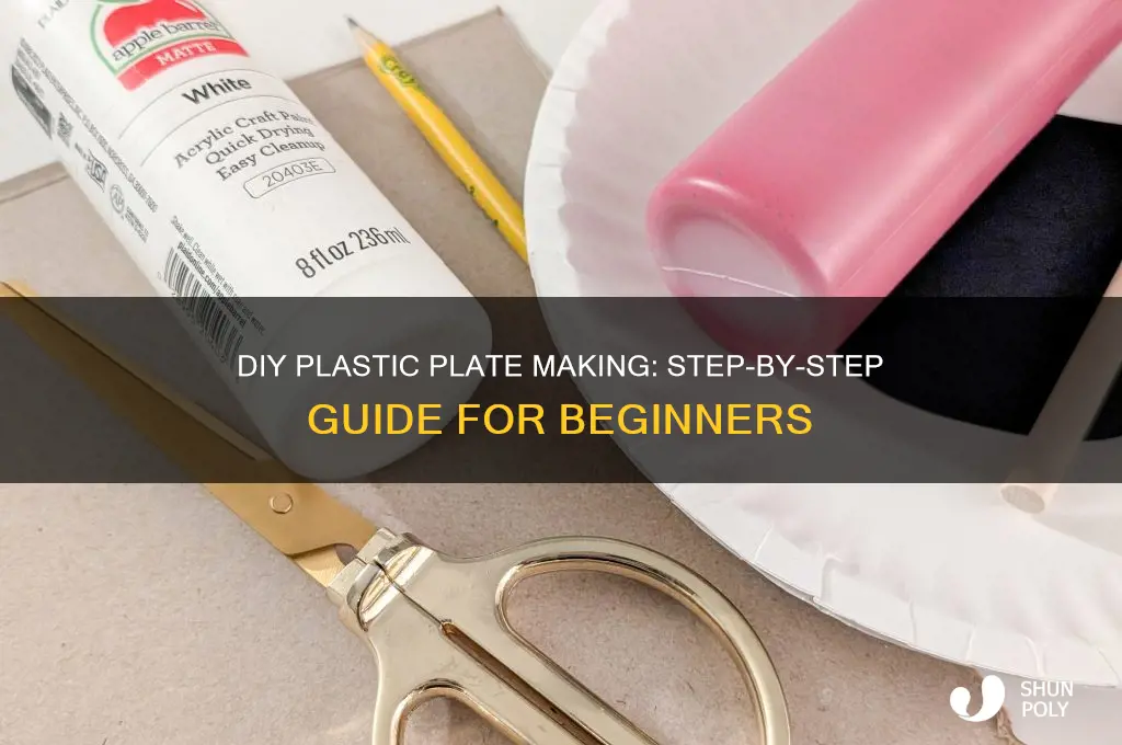 how to make plastic plates