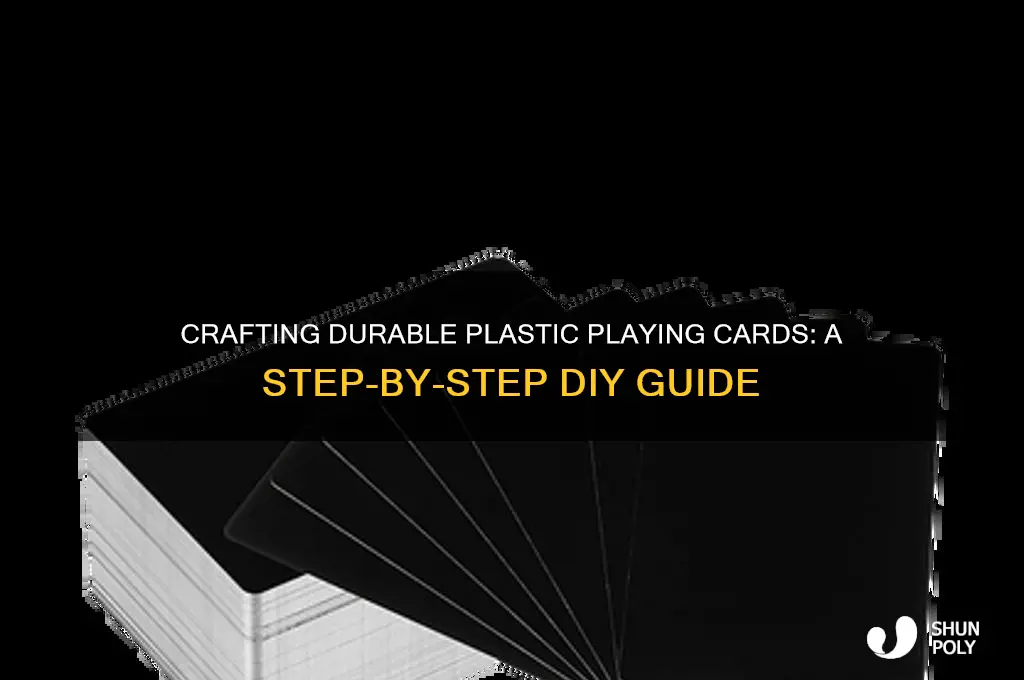 how to make plastic playing cards