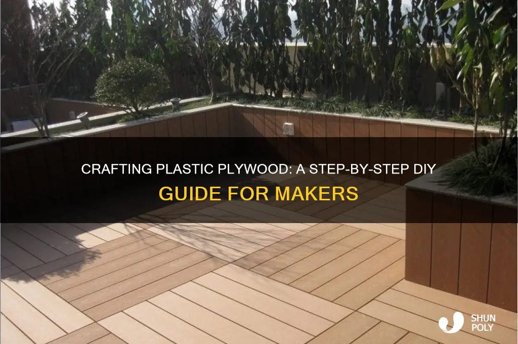 how to make plastic plywood