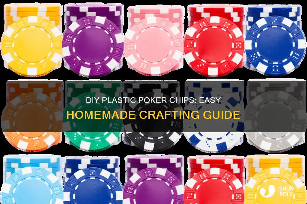 how to make plastic poker chip at home
