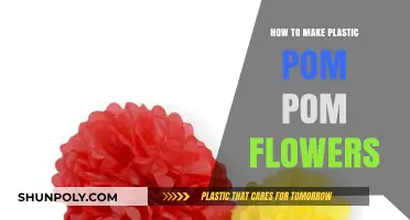 Crafting Vibrant Plastic Pom Pom Flowers: Easy DIY Tutorial