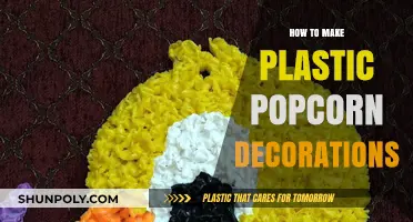 DIY Plastic Popcorn Decor: Easy Crafting Guide for Festive Fun