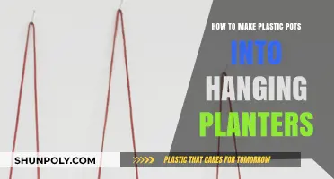 Creative DIY: Transforming Plastic Pots into Stylish Hanging Planters