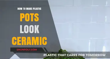 Transform Plastic Pots into Ceramic-Style Planters with Easy DIY Techniques
