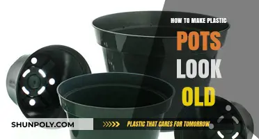 Aging Plastic Pots: Simple Techniques for a Vintage, Weathered Look