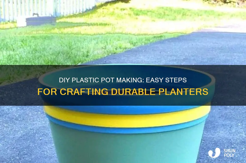 how to make plastic pots