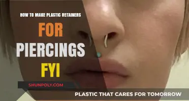 DIY Piercing Retainers: Crafting Discreet Plastic Solutions for Healing