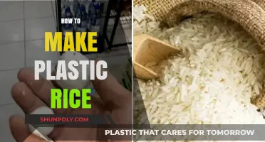 Crafting Fake Plastic Rice: A Step-by-Step Guide to Synthetic Grains