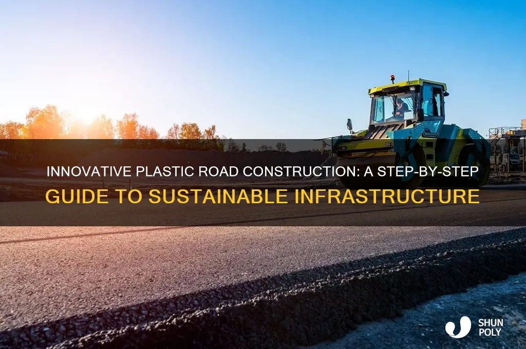 how to make plastic road