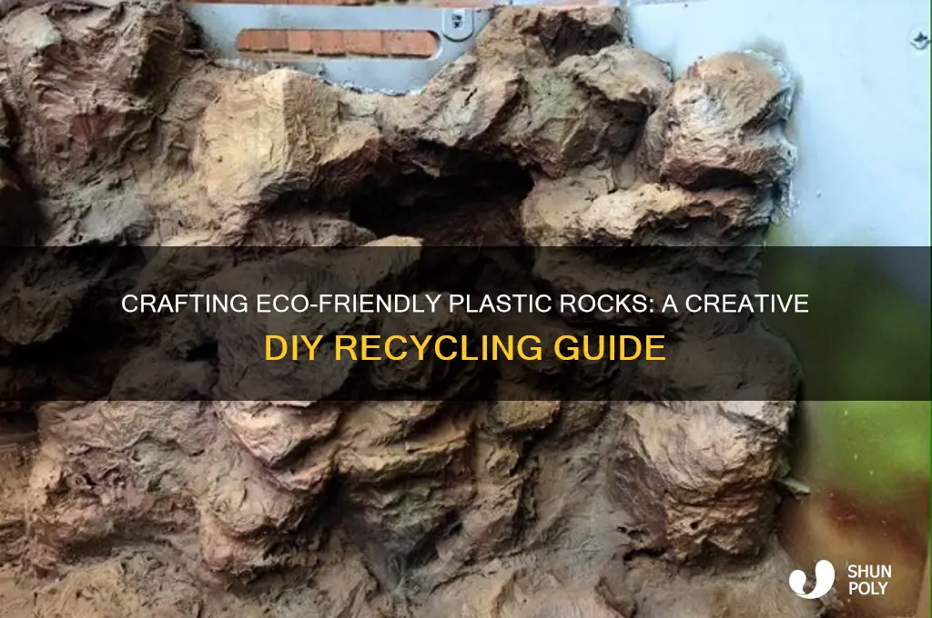 how to make plastic rocks