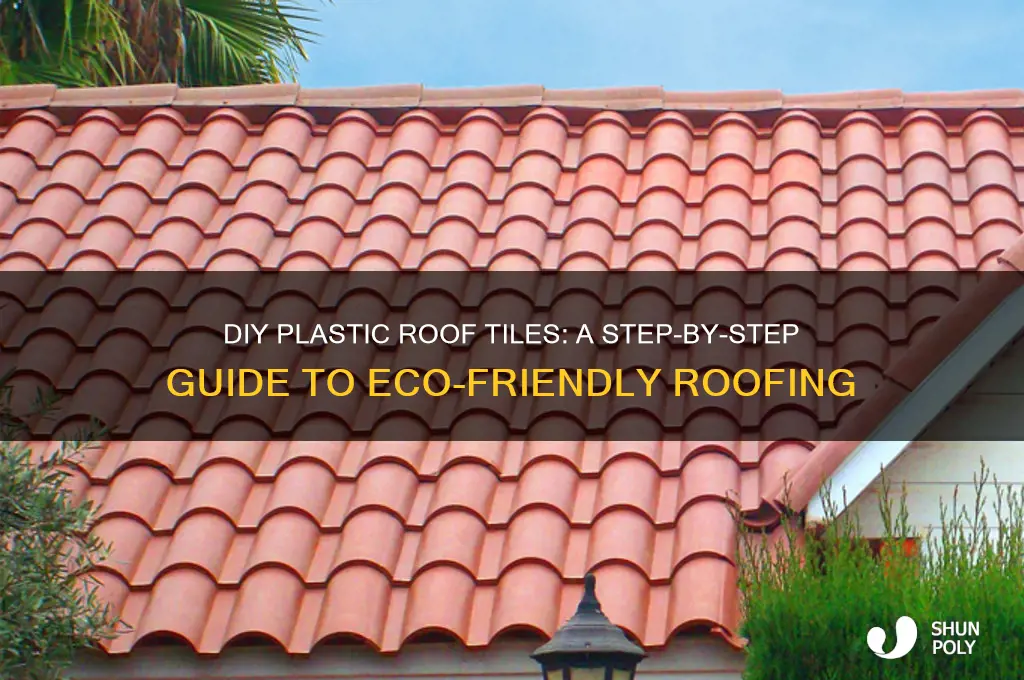 how to make plastic roof tiles