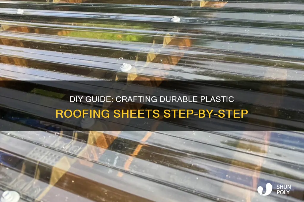 how to make plastic roofing sheets