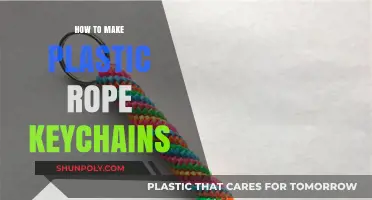 Crafting Durable Plastic Rope Keychains: A Simple DIY Guide
