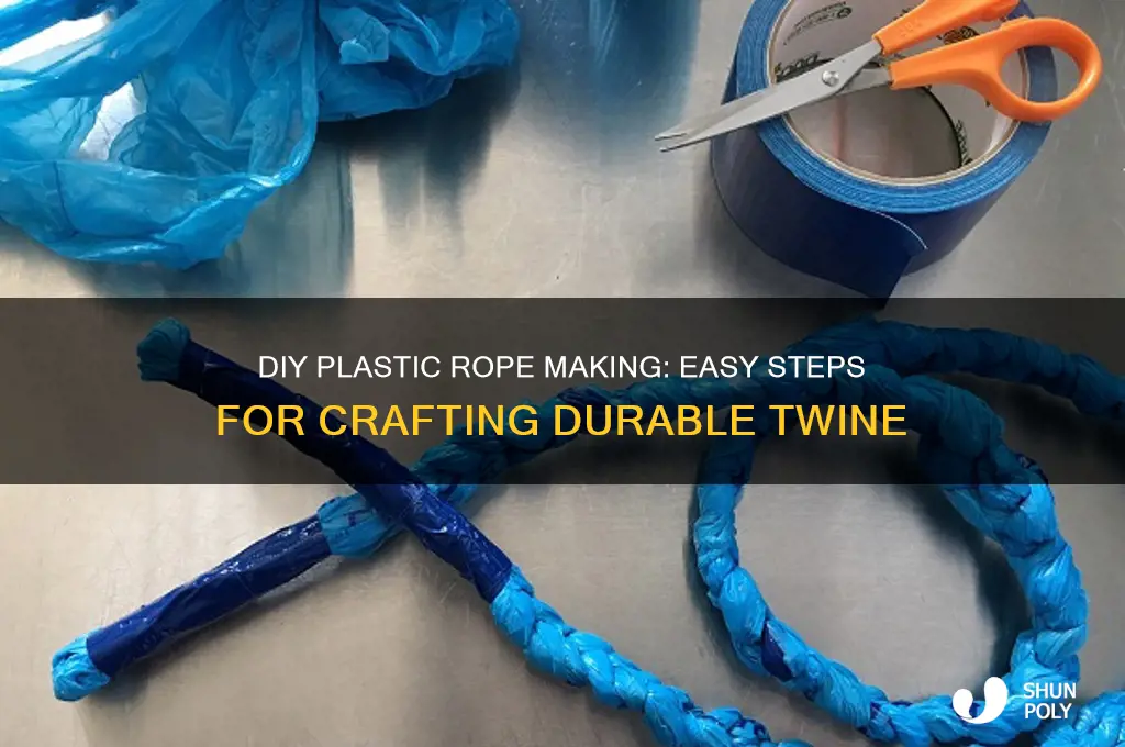 how to make plastic rope