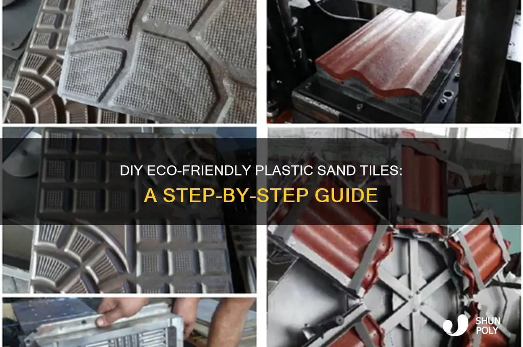 how to make plastic sand tiles