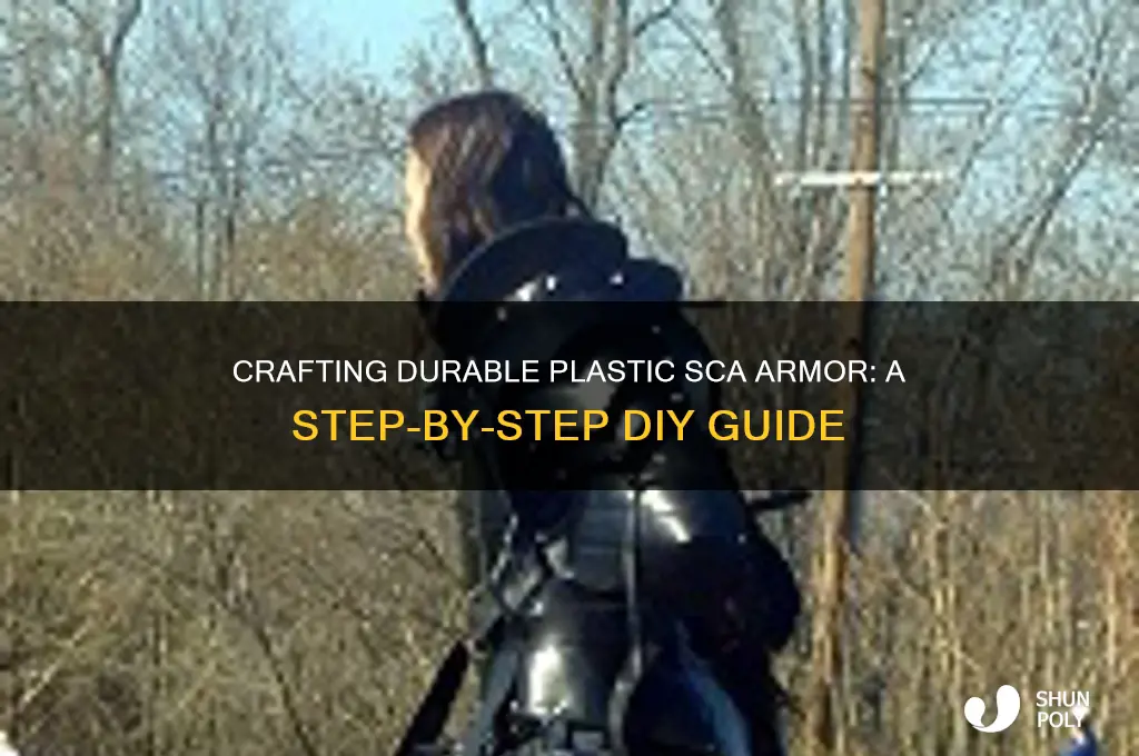how to make plastic sca armor