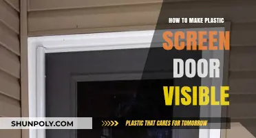 Enhance Your Plastic Screen Door Visibility with These Simple DIY Tips