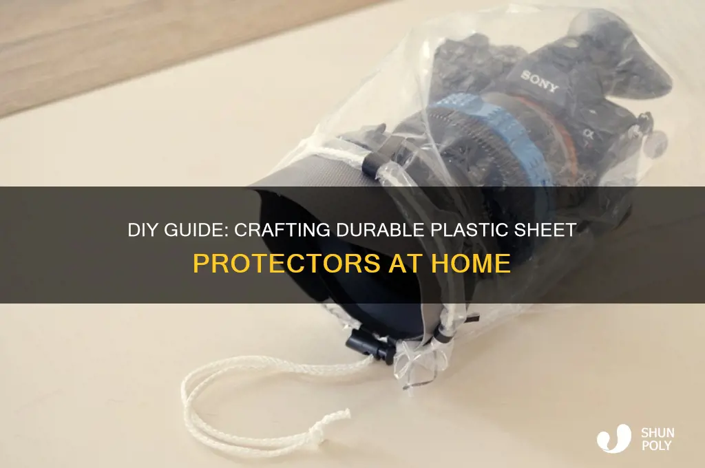 how to make plastic sheet protectors