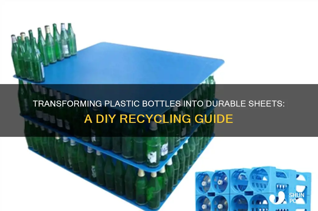 how to make plastic sheets from bottles