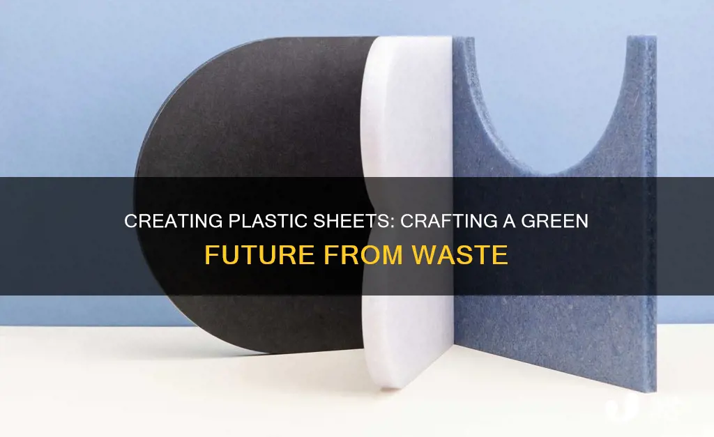 how to make plastic sheets from recycled plastic