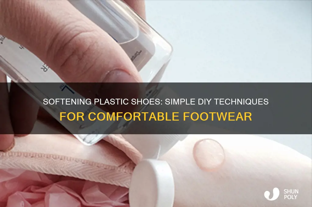 how to make plastic shoes soft