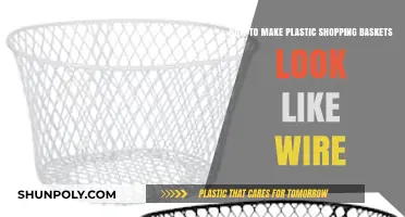 Transform Plastic Shopping Baskets into Wire Look-Alikes: DIY Guide