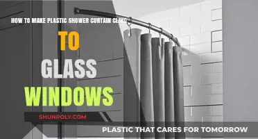 Easy DIY Hack: Make Plastic Shower Curtains Stick to Glass Windows
