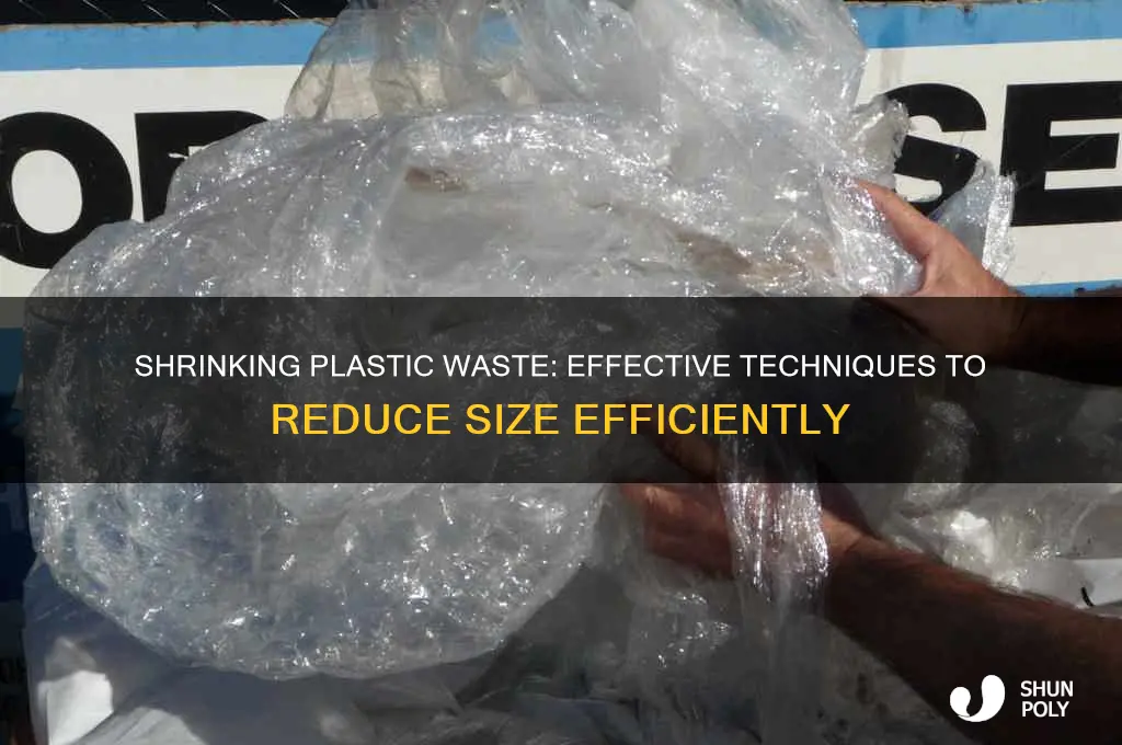 how to make plastic smaller
