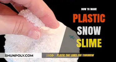 Create Sparkly Plastic Snow Slime: Easy DIY Recipe for Kids
