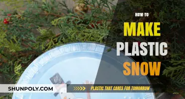 DIY Plastic Snow: Easy Crafting Guide for Realistic Winter Effects