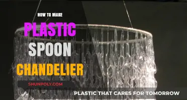 Crafting a Stunning Plastic Spoon Chandelier: DIY Guide