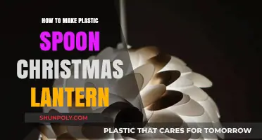 Crafting a Festive Plastic Spoon Christmas Lantern DIY Guide