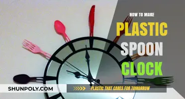 Crafting Time: DIY Plastic Spoon Clock Tutorial for Beginners