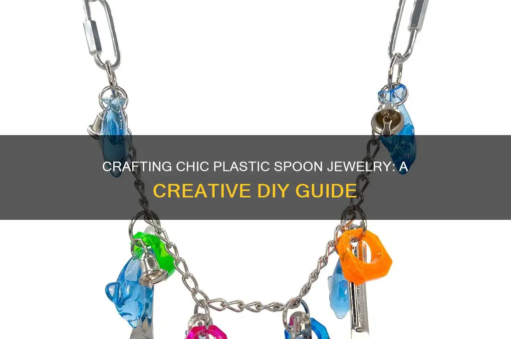 how to make plastic spoon jewelry