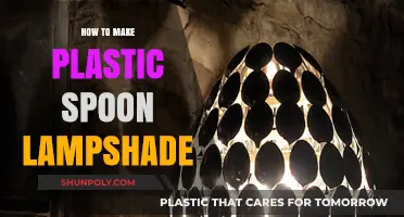 Creative DIY: Crafting a Unique Lampshade with Plastic Spoons