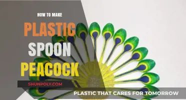 Crafting a Vibrant Plastic Spoon Peacock: Easy DIY Guide